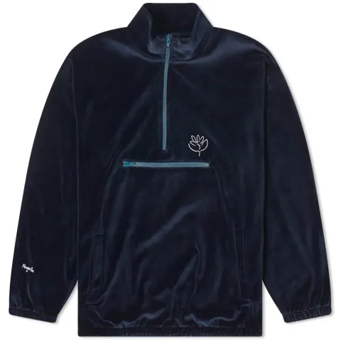 Dimanche Velour Half Zip Jacket