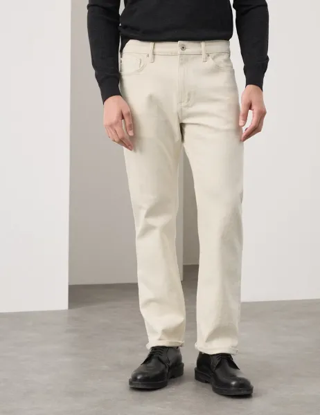 Autograph Straight Fit Japanese Selvedge Jeans Ecru