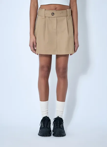 Pleated Mini Skirt