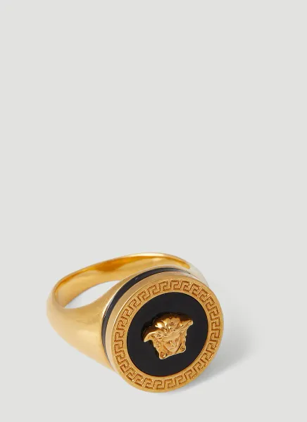 Enamel Medusa Ring