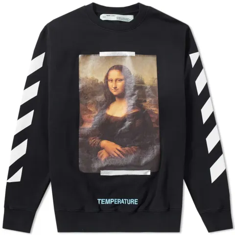 Diagonal Monalisa Crew Sweat