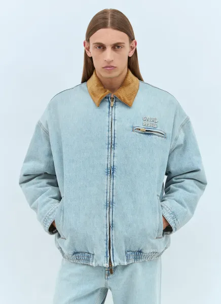 Padded Denim Jacket