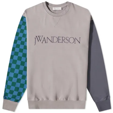 Colourblock Logo Crew Sweat