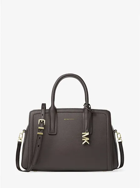 Michael Kors Laila Medium Leather Satchel