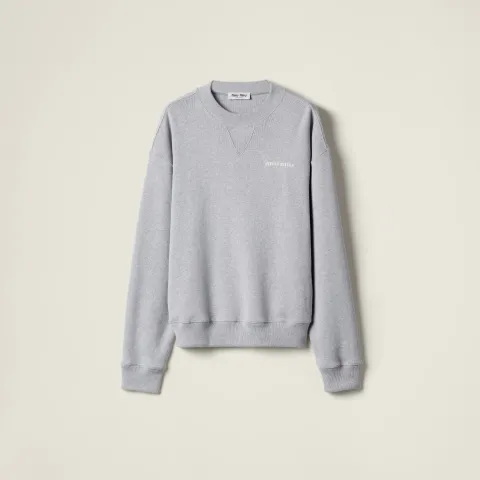 Cotton fleece sweatshirt