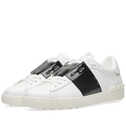 Open Low Top Patent Sneaker