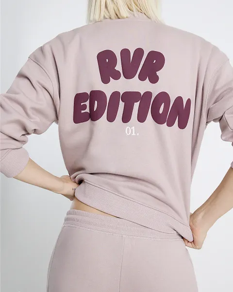 River Island Rvr Edition Back Print Sweatshirt