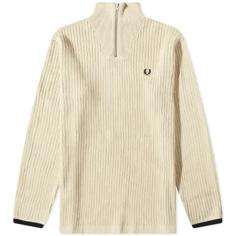 Textured Funnel Neck Jumper