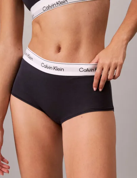 Calvin Klein Icon Cotton Modal Boy Shorts Dark Navy