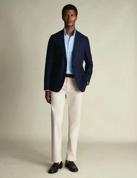 Charles Tyrwhitt Slim Fit Wool Rich Suit Jacket Navy