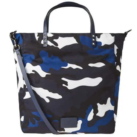 Nylon Camo Tote Bag