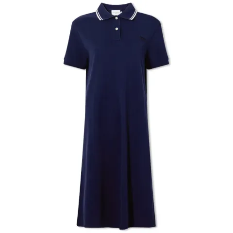 Maison Kitsuné Tonal Fox Patch Polo Mini Dress