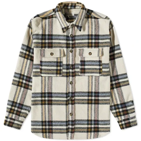 Ebbazh Check Wool Overshirt