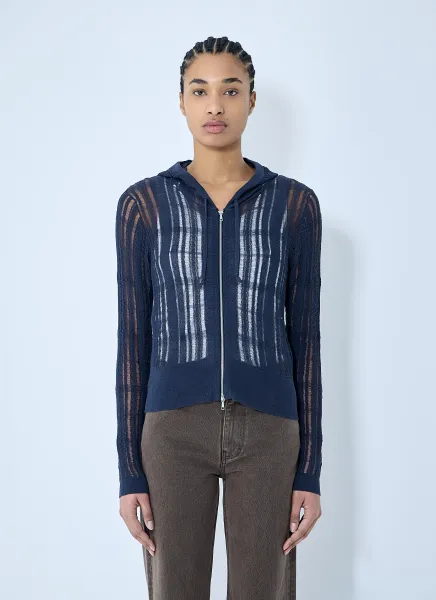 Compact Hooded Cardigan