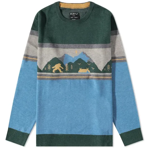 Highline Jacquard Crew Knit