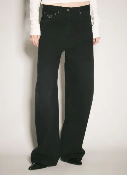 Logo Plaque Jeans
