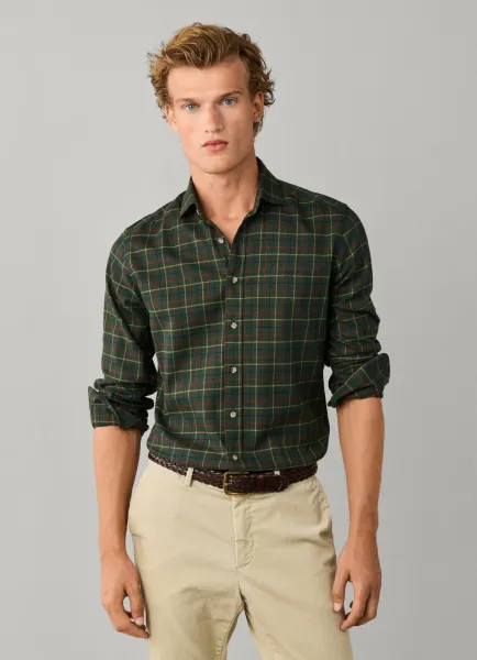 Hackett Tailored Fit Tattersall Shirt