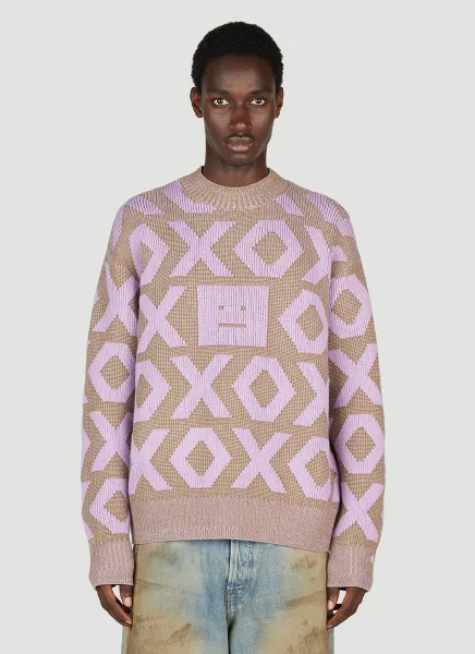 Logo Motif Crewneck Sweater