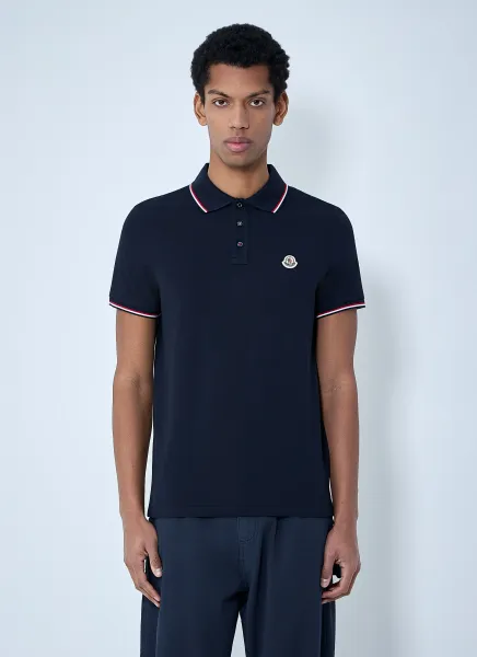 Logo Patch Polo Shirt