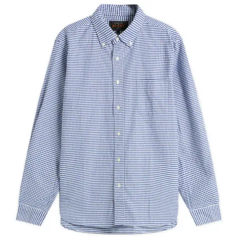 Button Down Gingham Oxford Shirt