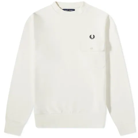 Button Down Pocket Sweat