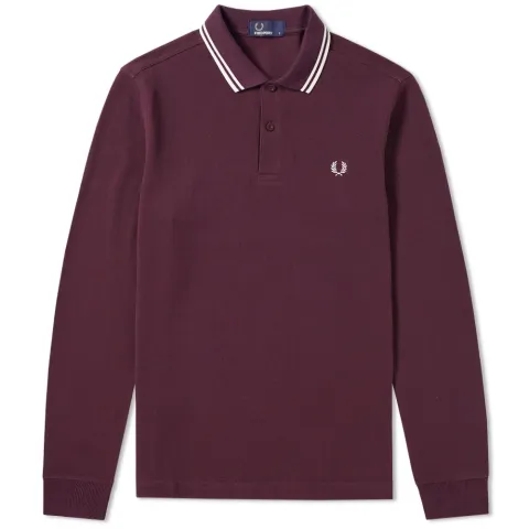 Fred Perry Long Sleeve Twin Tipped Polo