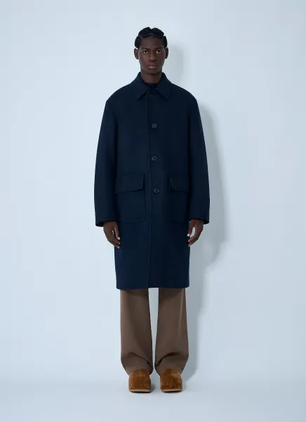 Wool-Blend Coat