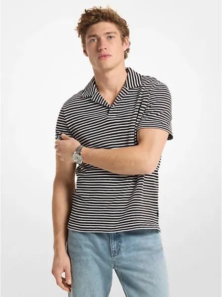 Johnny Striped Jacquard Polo Shirt