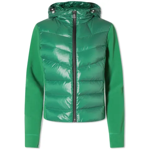 Padded Zip Up Cardigan