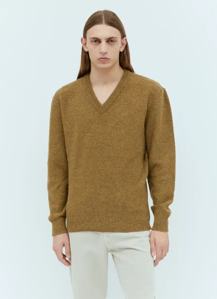 V Neck Wool Sweater