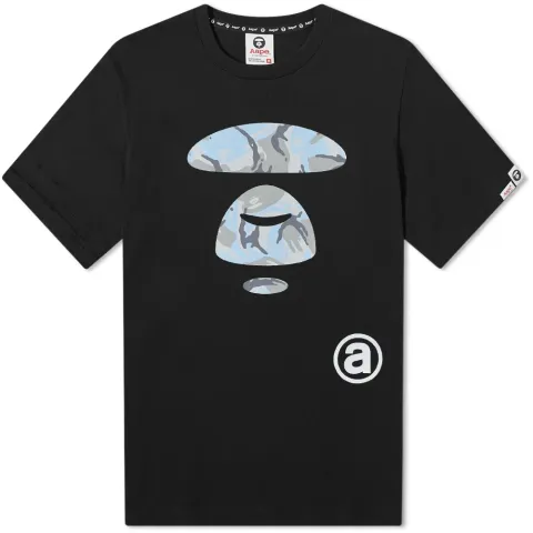 AAPE BLE Camo Big Face Tee