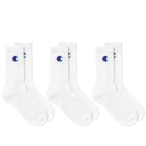 Champion Logo Sock - 3 Pack