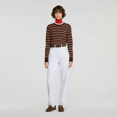 Striped wool jumper