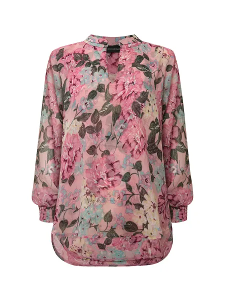 James Lakeland Peony Floral Blouse