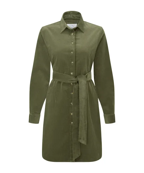 Schöffel Country Sage Cord Dress - Dark Sage