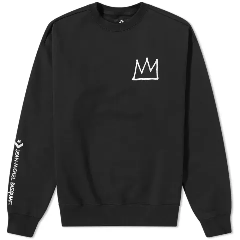 x Basquiat Fleece Pullover Crew