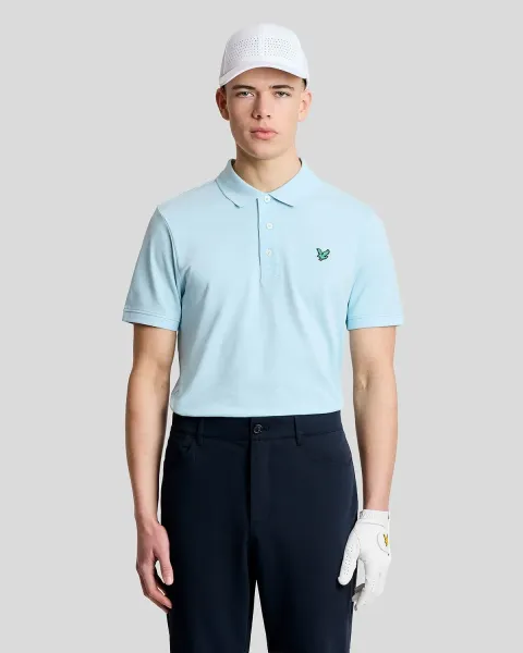 Lyle & Scott Green Eagle Cotton Polo Shirt