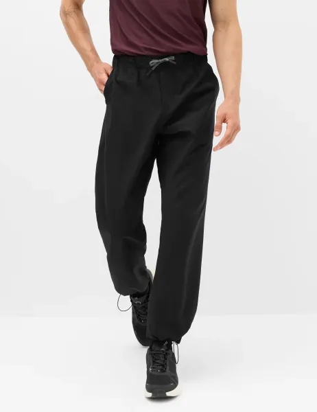 Goodmove Ripstop Cuffed Joggers Black