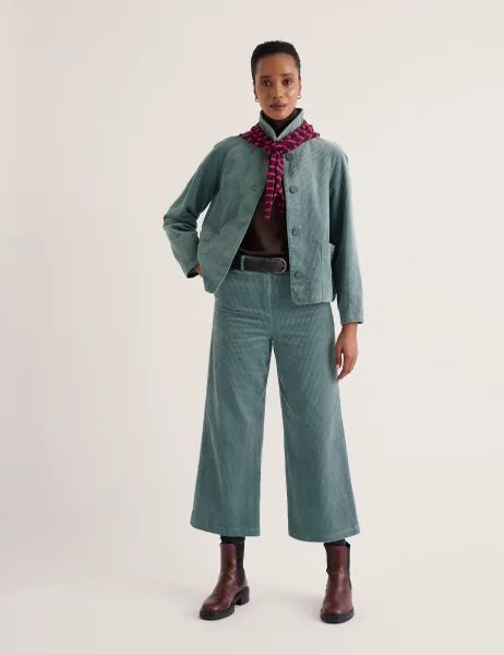 Seasalt Cornwall Pure Cotton Cord Cropped Trousers