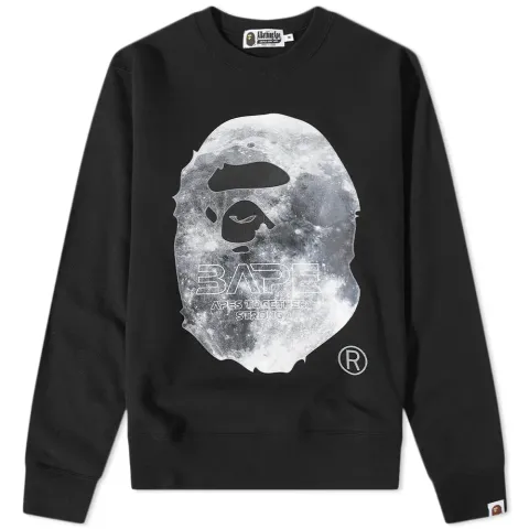 Ape Head Moon Crew Sweat