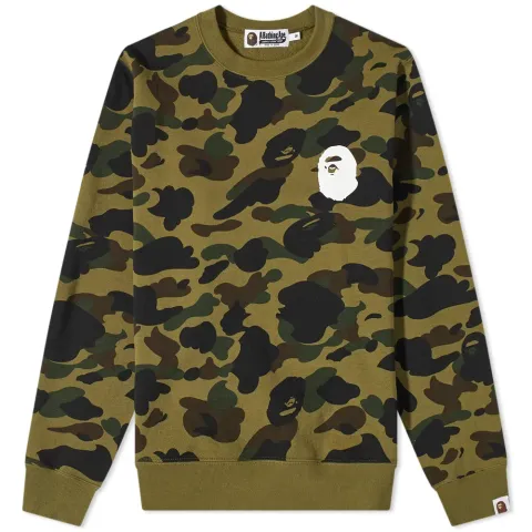 1st Camo Ape Head Crew Knit