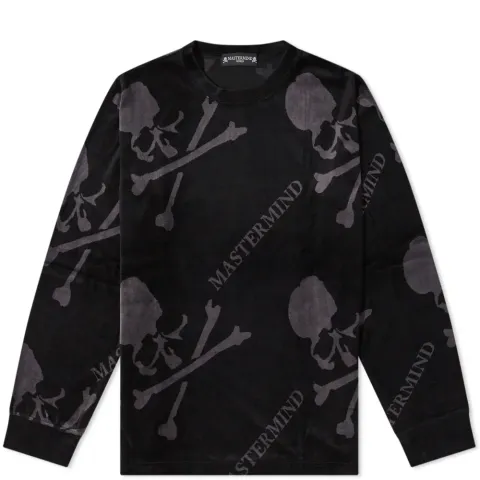 Velour All Over Skull Sweat