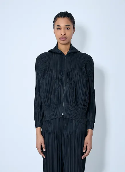 Pleated Fluffy Jacket