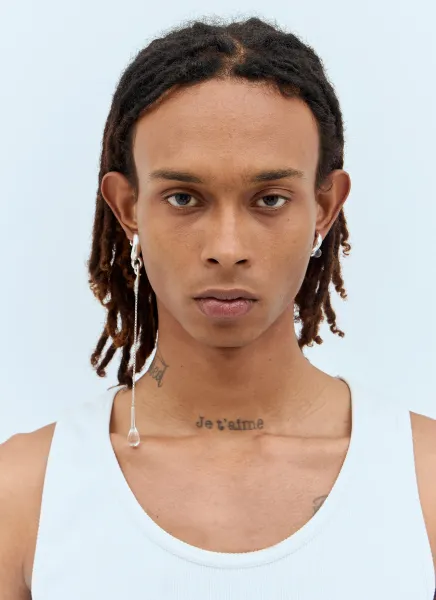 Extra Long Viscous Drop Earrings