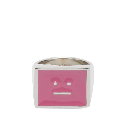 Askot Enamel Face Ring