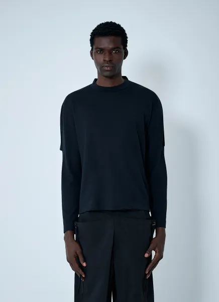 Layered Knit T-Shirt