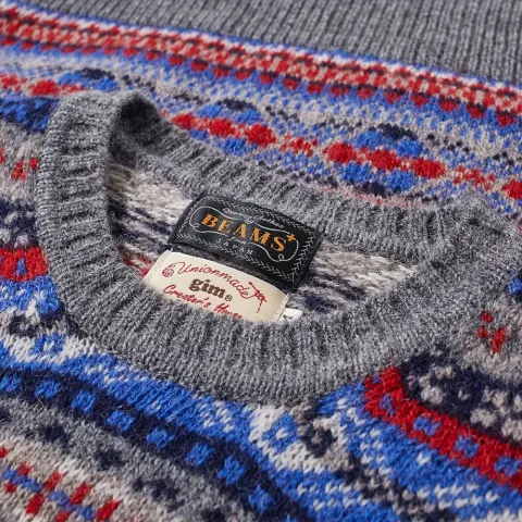 Fair Isle Crew Knit
