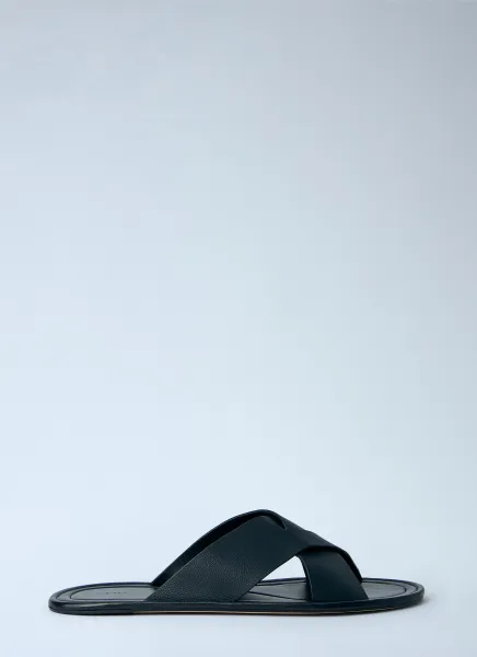Malick Crossed-Strap Sandals