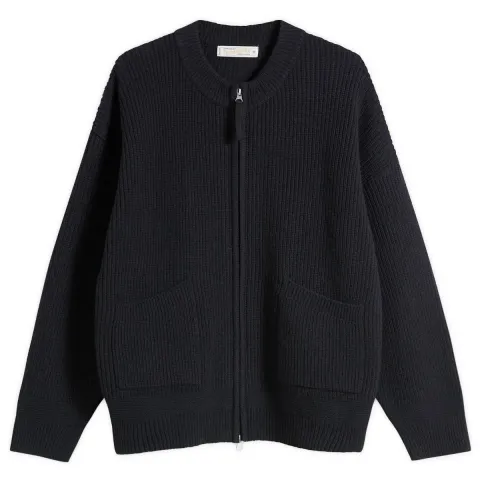 Wool Deck Zip Cardigan