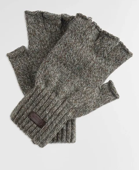Heath Fingerless Wool Gloves